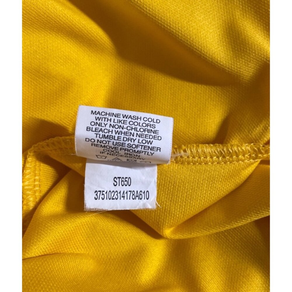 ONEIL Yellow Short Sleeve Polo Shirt Mens Size Small - Picture 9 of 9